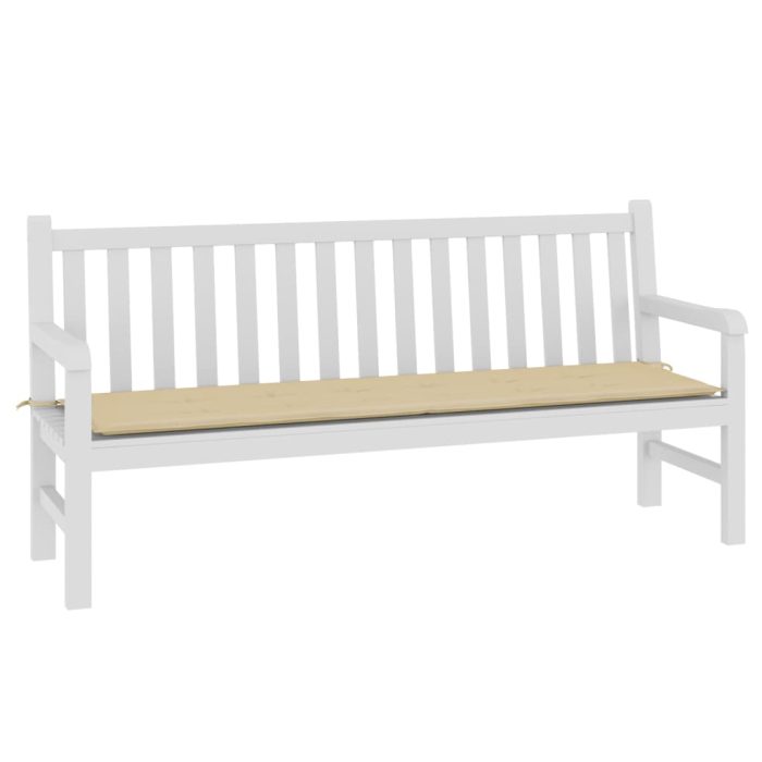 TrendyXL Tuinbankkussen 180x50x3 cm oxford stof beige