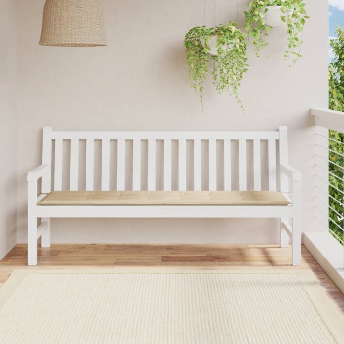 TrendyXL Tuinbankkussen 180x50x3 cm oxford stof beige