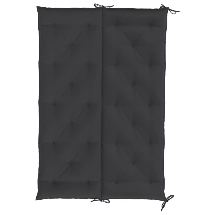 TrendyXL Tuinbankkussen 150x(50+50)x7 cm oxford stof zwart