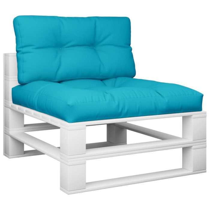 TrendyXL Palletkussens 2 st stof turquoise