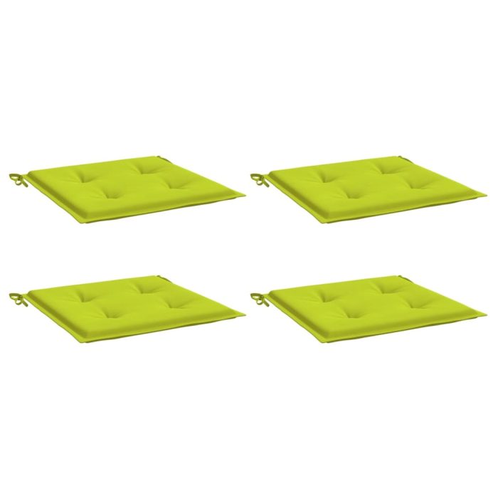 TrendyXL Tuinstoelkussens 4 st 40x40x3 cm oxford stof felgroen