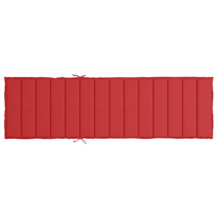 TrendyXL Ligbedkussen 200x70x3 cm oxford stof rood