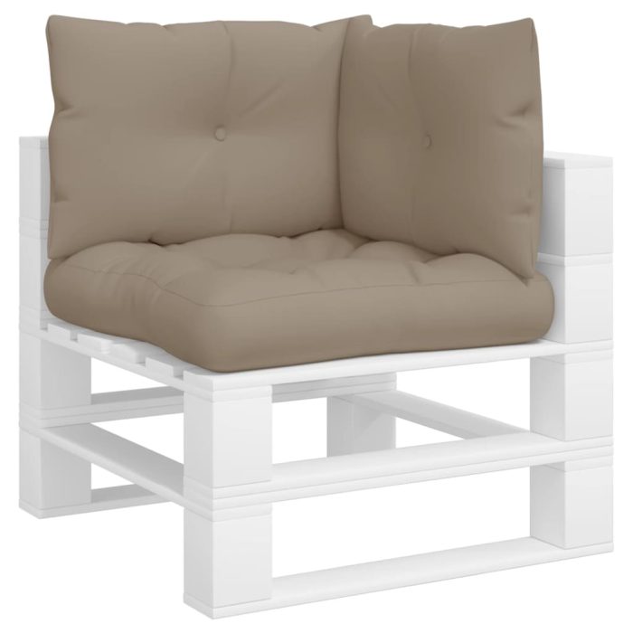 TrendyXL Palletkussens 3 st stof taupe