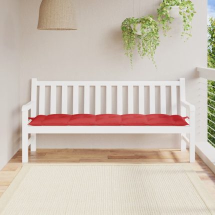 TrendyXL Tuinbankkussen 180x50x7 cm oxford stof rood