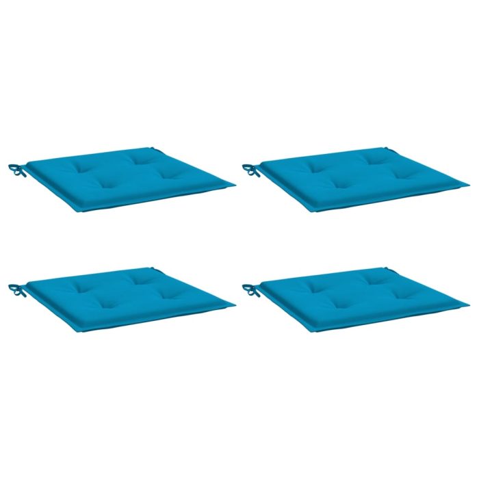 TrendyXL Tuinstoelkussens 4 st 50x50x3 cm oxford stof blauw