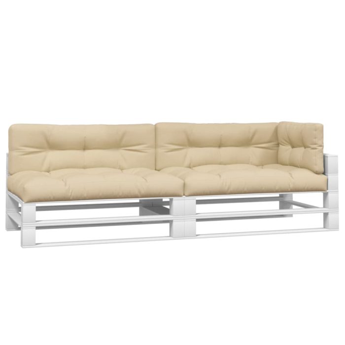 TrendyXL Palletkussens 5 st stof beige