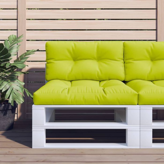 TrendyXL Palletkussen 70x40x12 cm stof heldergroen