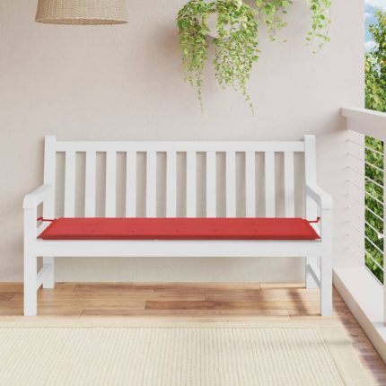 TrendyXL Tuinbankkussen 150x50x3 cm oxford stof rood